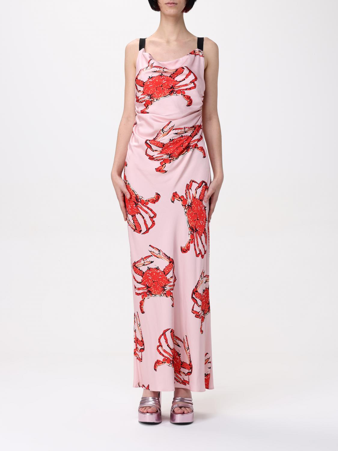 Multicolor Silk Casual Dress