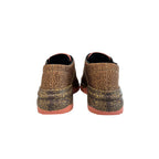 Beige Leather Women's Sneaker