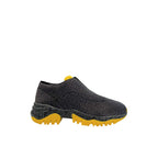 Black Leather Women Sneaker