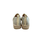 Green Textile Women Sandal
