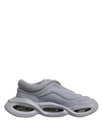 Gray Slip On Wave Low Top Sneakers