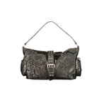 Marrone Polyurethane Women Handbag