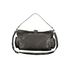 Marrone Polyurethane Women Handbag