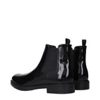 Black Leather Ankle Boots