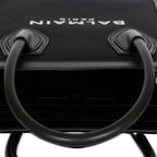 Black Cotton Tote Bag