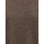 Brown Horsehair Turtleneck