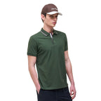 Green Cotton Polo Shirt