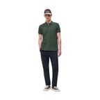 Green Cotton Polo Shirt