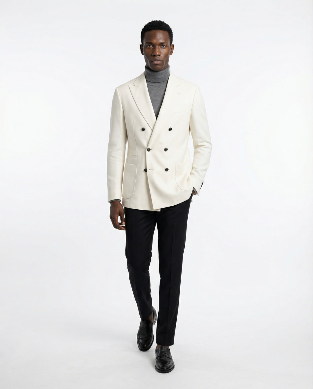 White Wool Blazer