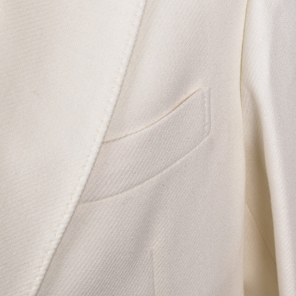 White Wool Blazer