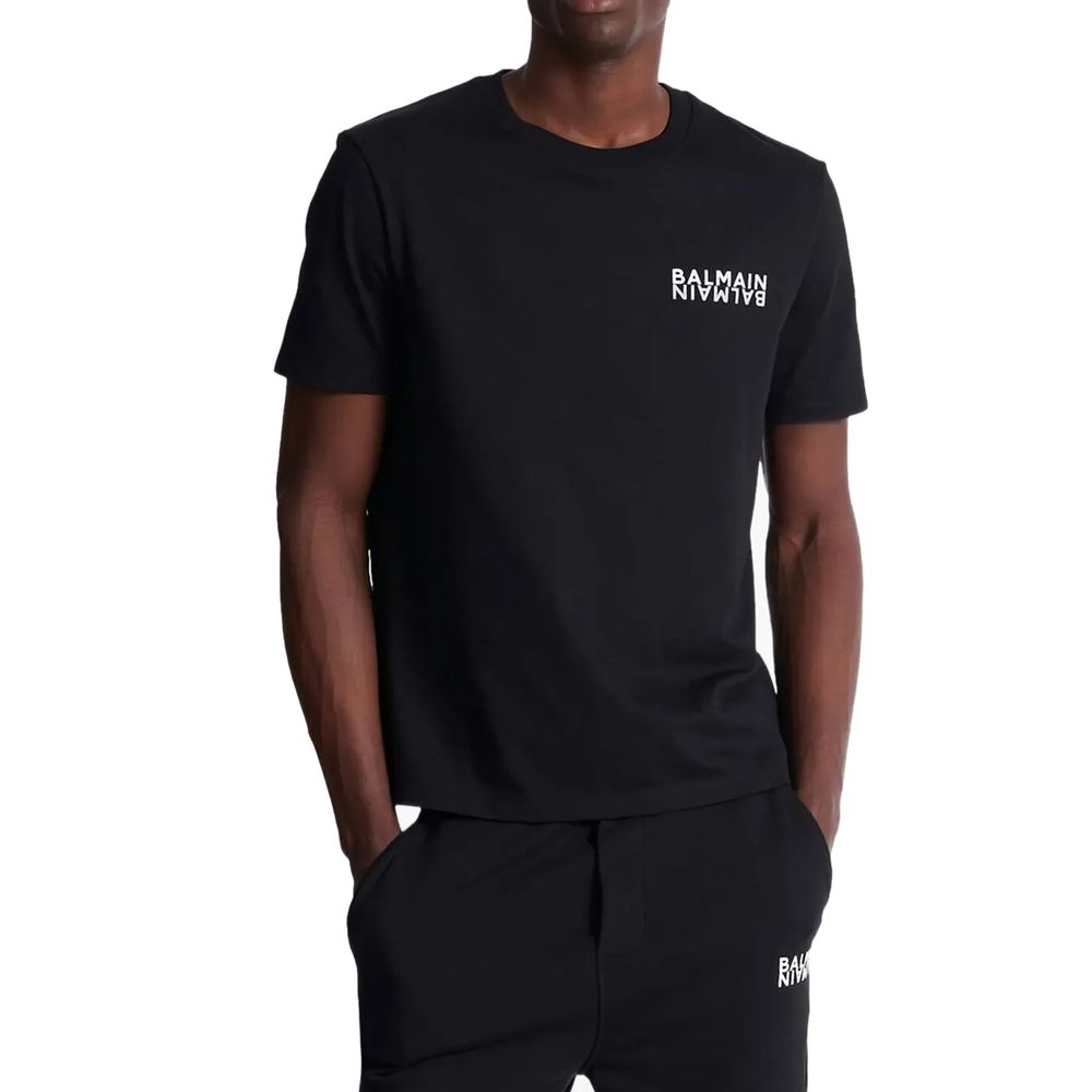 Black Cotton T-Shirt