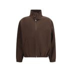Brown Polyester Bomber