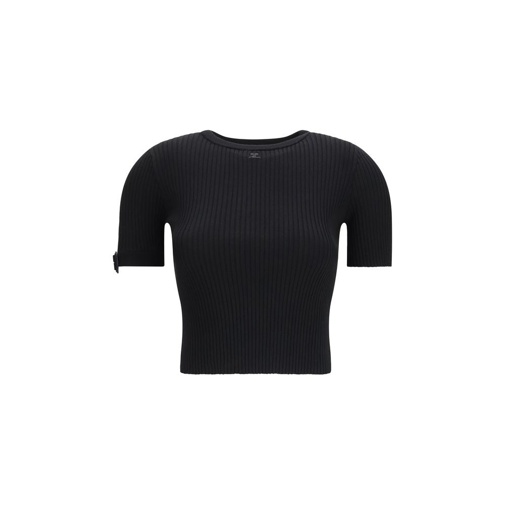 Black Viscose Top