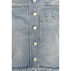 Blue Cotton Denim Jacket