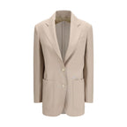 Beige Wool Blazer