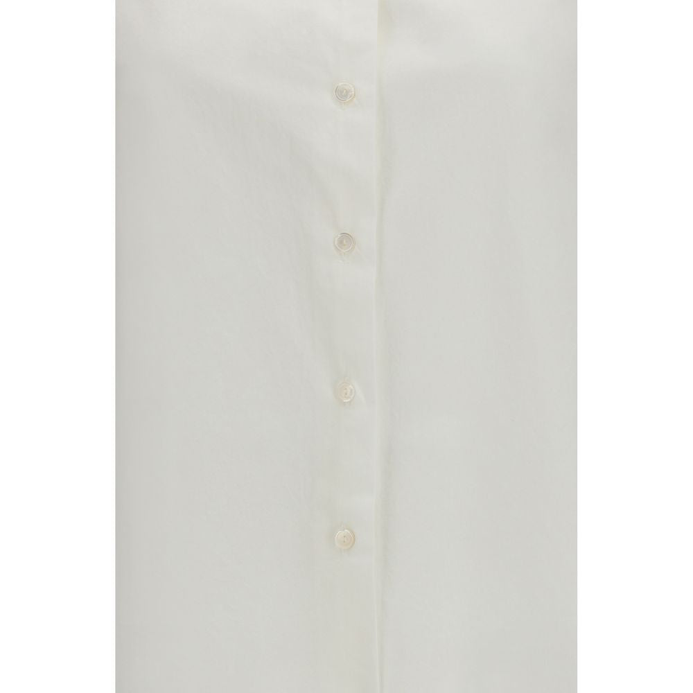 White Cotton Dress Shirt