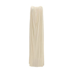 Beige Viscose Cocktail Dress