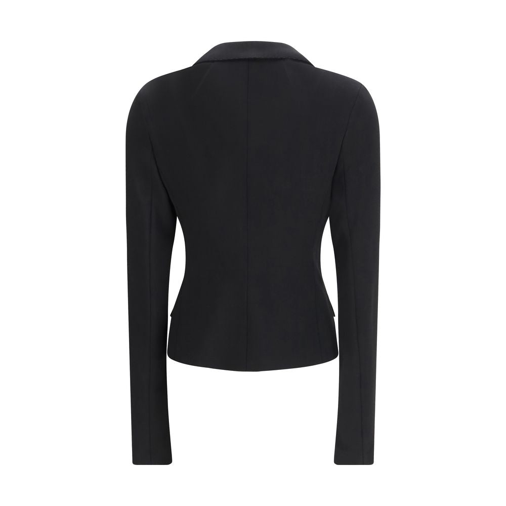 Black Fleece Wool Jackets And Coat