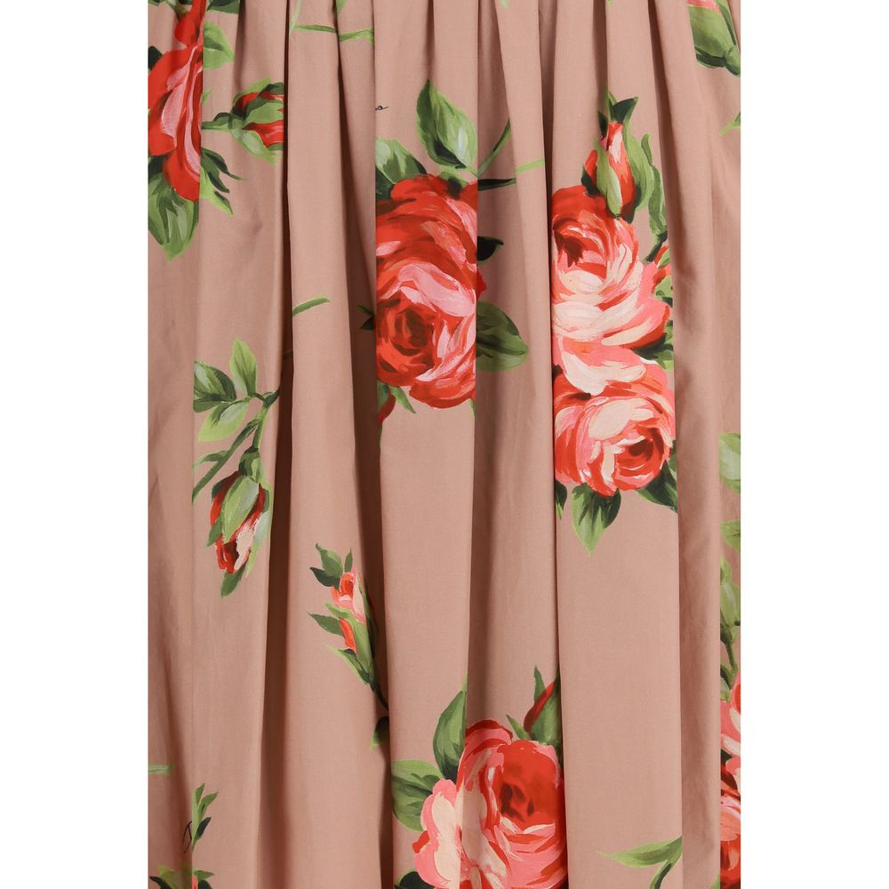 Multicolor Cotton Casual Dress