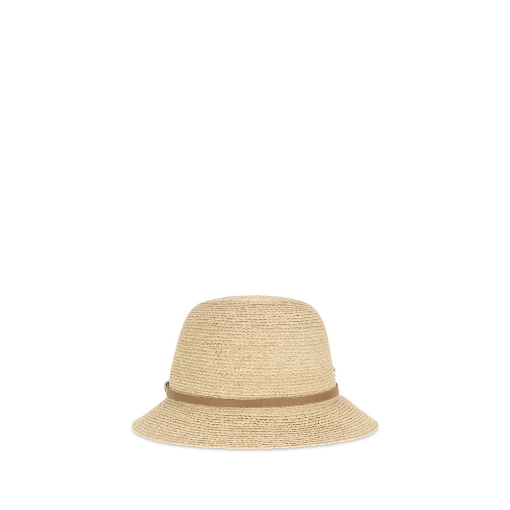 Beige Raffia Hat