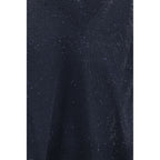 Blue Linen Sweatshirt