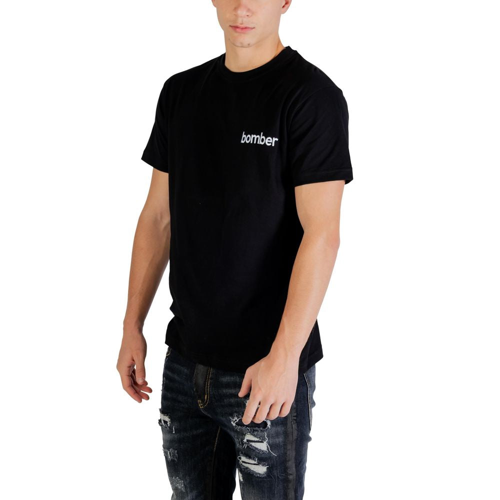 Black Cotton T-Shirt