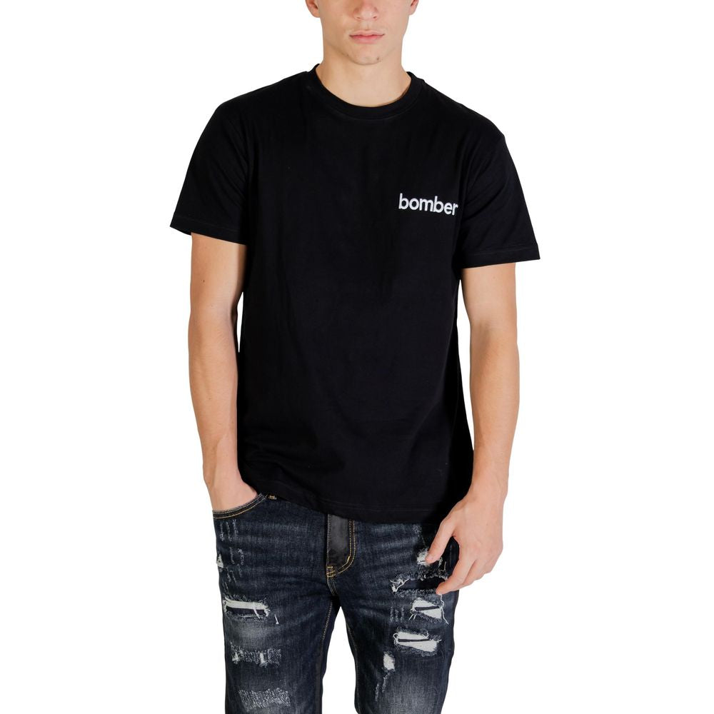 Black Cotton T-Shirt