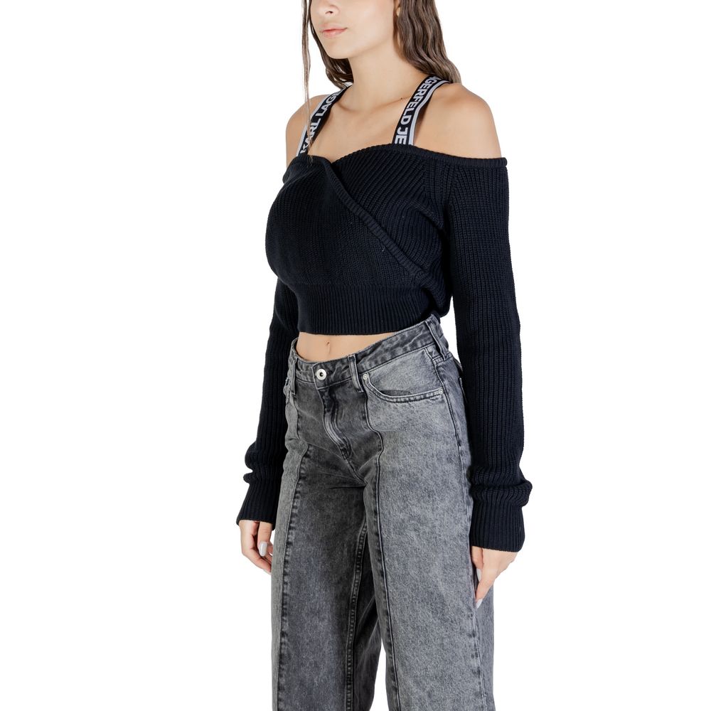 Black Cotton Sweatshirt