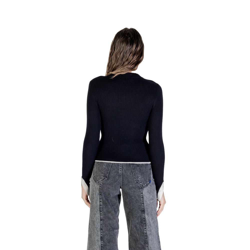 Black Viscose Sweatshirt