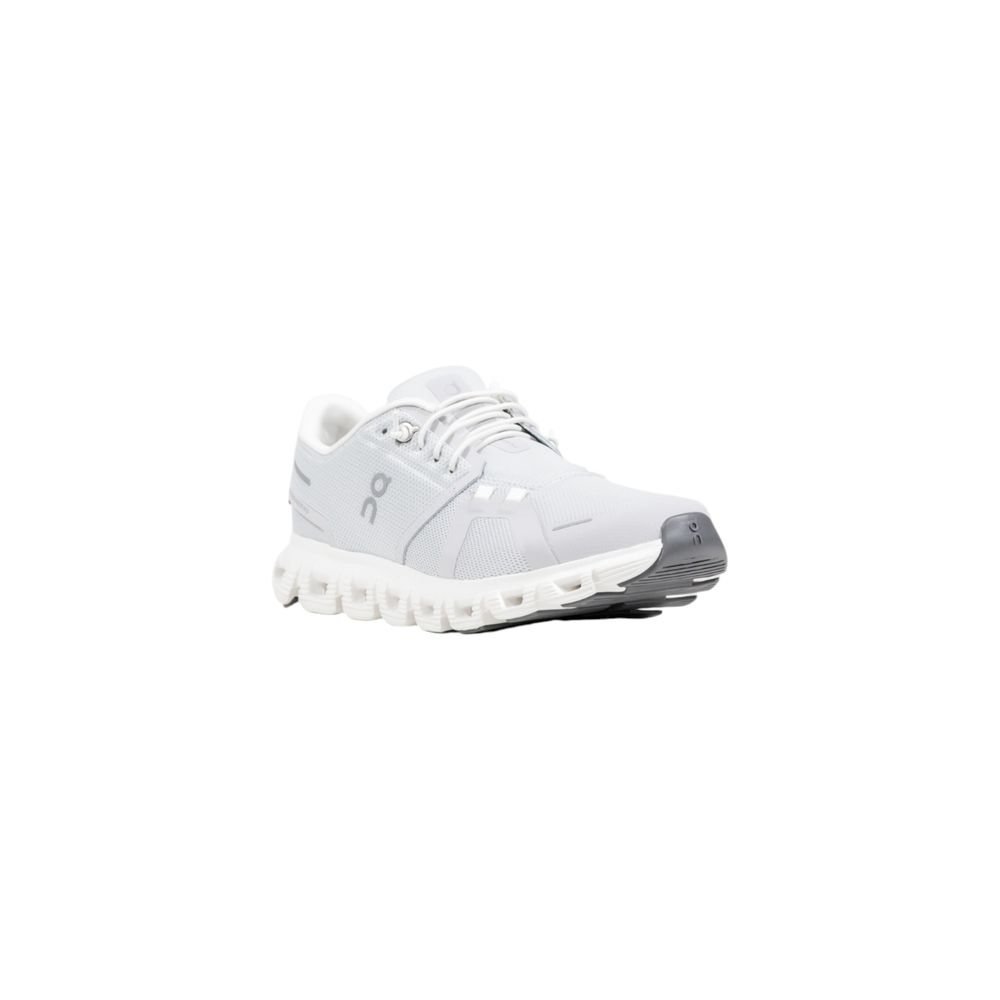 Gray Synthetic Athletic Sneakers