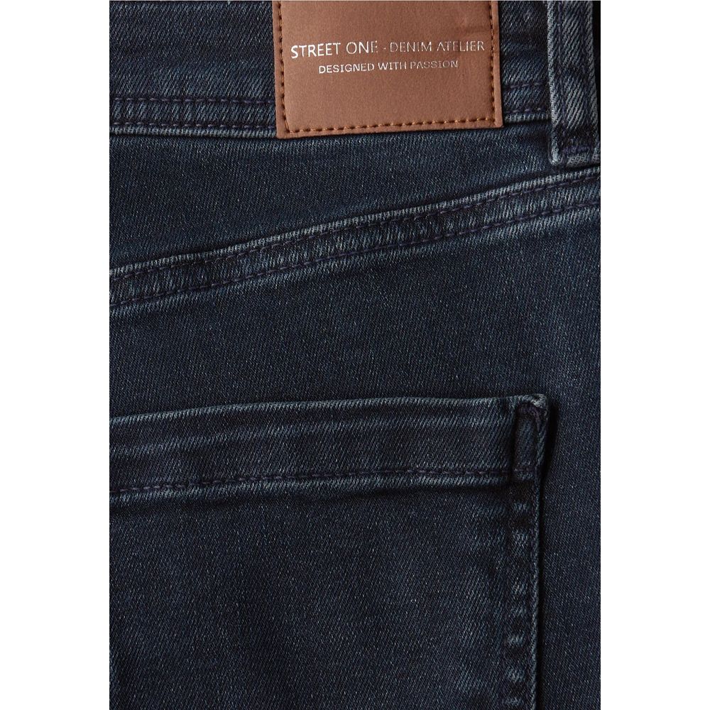 Blue Cotton Skinny Jeans
