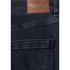 Blue Cotton Skinny Jeans