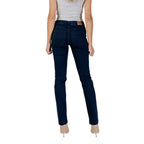 Blue Cotton Skinny Jeans