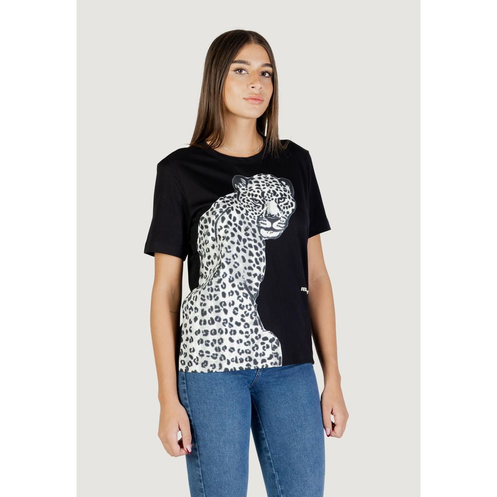 Black Cotton T-Shirt