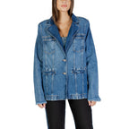 Blue Cotton Blazer