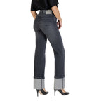 Black Cotton Skinny Jeans