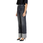 Black Cotton Skinny Jeans