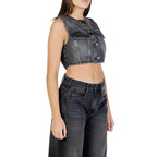 Black Cotton Waistcoat