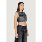 Black Cotton Waistcoat