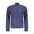 Blue Cotton Men Cardigan