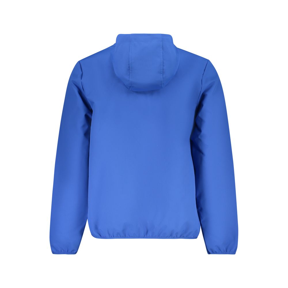 Blu Polyester Men's Jacket