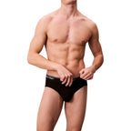 Black Recycled Polyester Briefs