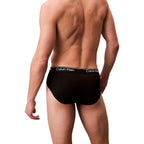 Black Recycled Polyester Briefs