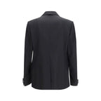 Black Fleece Wool Blazer