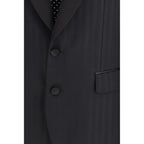 Black Fleece Wool Blazer