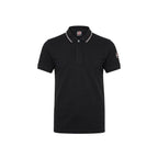 Black Cotton Polo Shirt