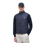 Blue Polyamide Sleveless Jacket