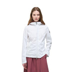 White Polyester Shell Jacket