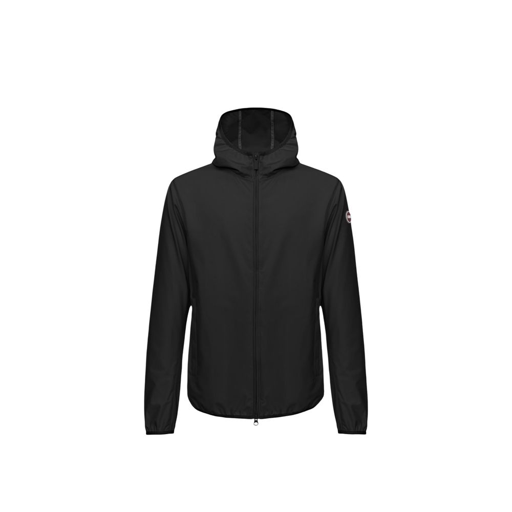 Black Polyester Shell Jacket