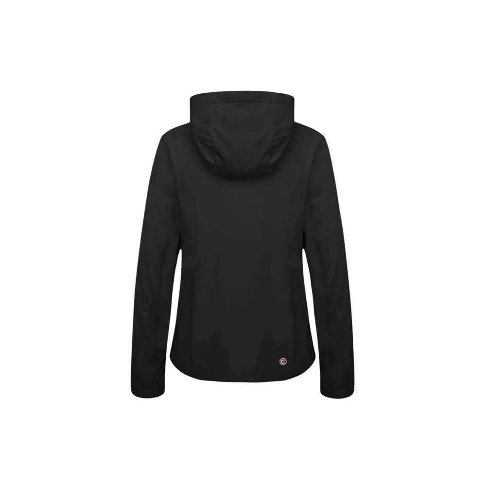 Black Polyester Shell Jacket